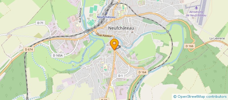 localisation de l'entreprise AUTOMOBILES DIFFUSION NEUFCHATEAU à NEUFCHATEAU