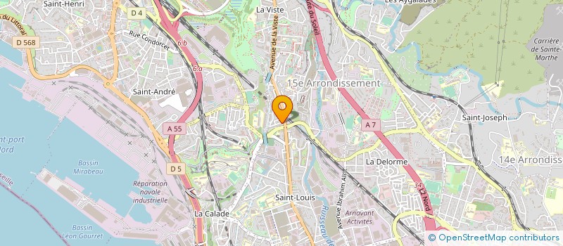 localisation de l'entreprise AUTOMOBILES DU 13 à MARSEILLE