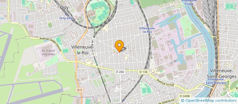 localisation de l'entreprise AUTOMOBILES DU KIOSQUE à VILLENEUVE-LE-ROI