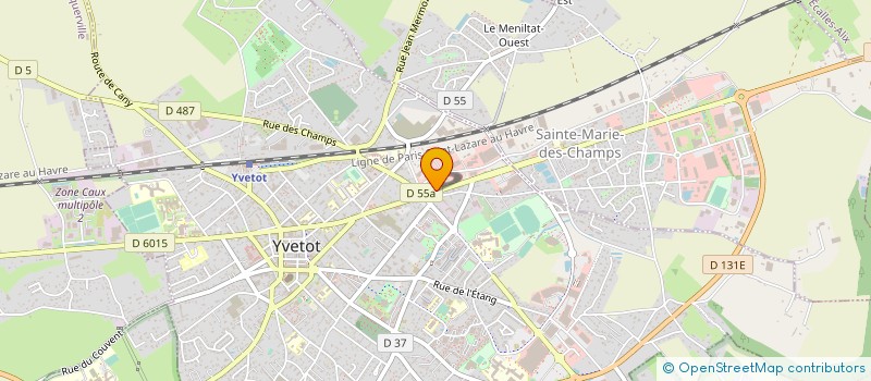 localisation de l'entreprise AUTOMOBILES FONTAINE à YVETOT