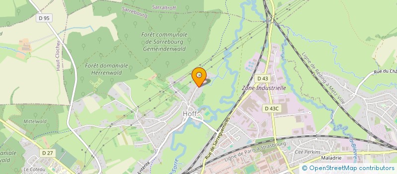 localisation de l'entreprise AUTOMOBILES GERARD THIERRY à SARREBOURG