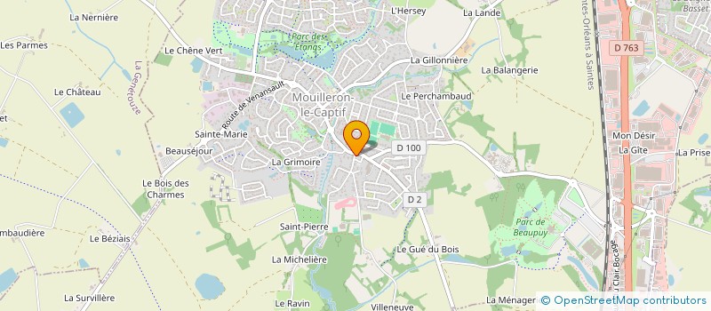 localisation de l'entreprise AUTOMOBILES JLF à ROCHE SUR YON (LA)