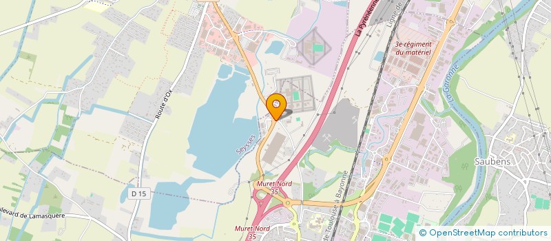 localisation de l'entreprise AUTOMOBILES JOLIBERT  MURET