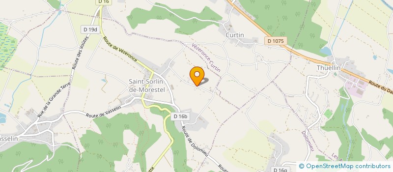 localisation de l'entreprise AUTOMOBILES LC à SAINT-SORLIN-DE-MORESTEL