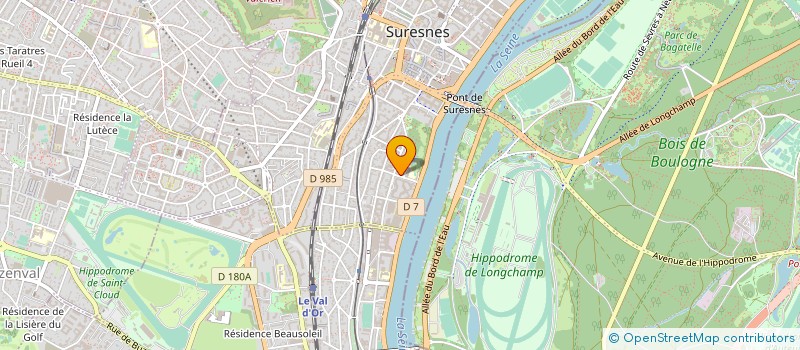 localisation de l'entreprise AUTOMOBILES LECONTE ET MEYNARD à SURESNES