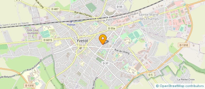 localisation de l'entreprise AUTOMOBILES LEROUX ET FILS  YVETOT