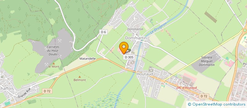 localisation de l'entreprise AUTOMOBILES LOPES  DOMMARTIN