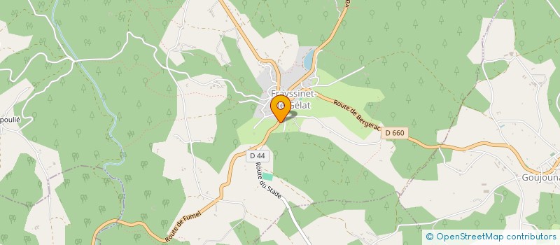 localisation de l'entreprise AUTOMOBILES MARC PRALON  FRAYSSINET-LE-GELAT