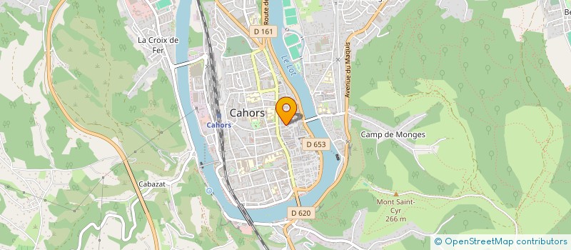 localisation de l'entreprise AUTOMOBILES OCCITANES  CAHORS