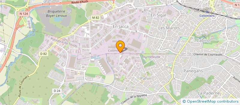 localisation de l'entreprise AUTOMOBILES OPTIPRIX à COLOMIERS