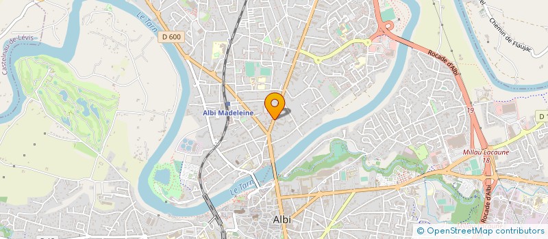 localisation de l'entreprise AUTOMOBILES RIVE DROITE à ALBI