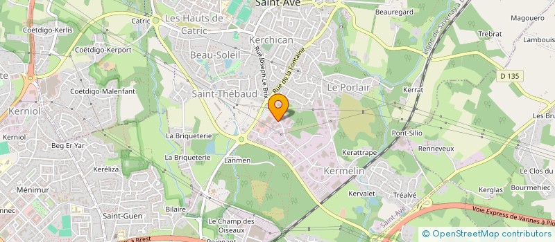 localisation de l'entreprise AUTOMOBILES SAINT AVE  SAINT-AVE