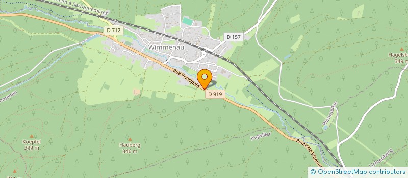 localisation de l'entreprise AUTOMOBILES SCHMITT  WIMMENAU