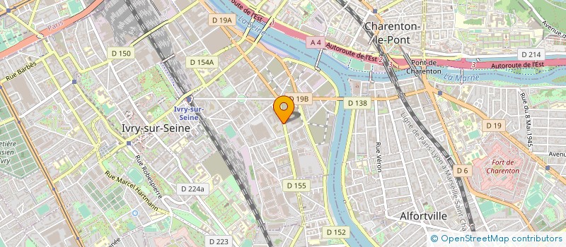 localisation de l'entreprise AUTOMOBILES SERVICES à IVRY-SUR-SEINE