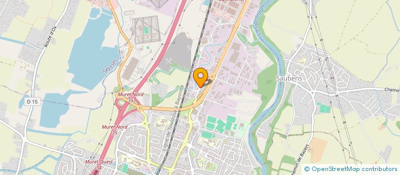 localisation de l'entreprise AUTOMOBILES SIRABELLA  MURET
