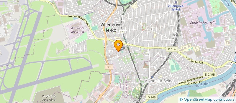 localisation de l'entreprise AUTOMOBILES T S à VILLENEUVE-LE-ROI