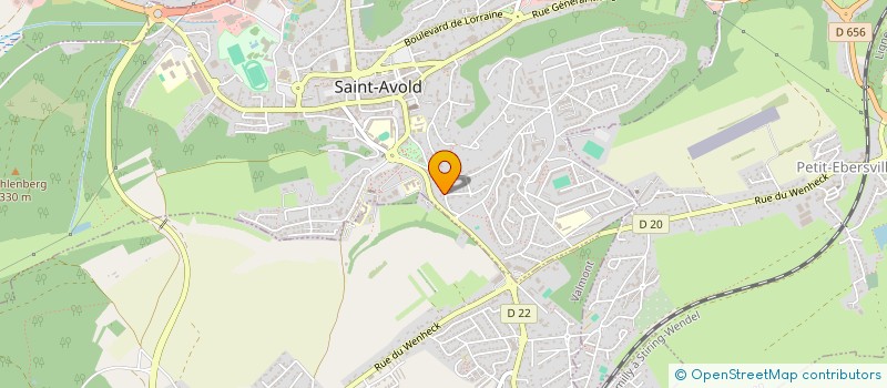 localisation de l'entreprise AUTOMOBILES XL à SAINT-AVOLD