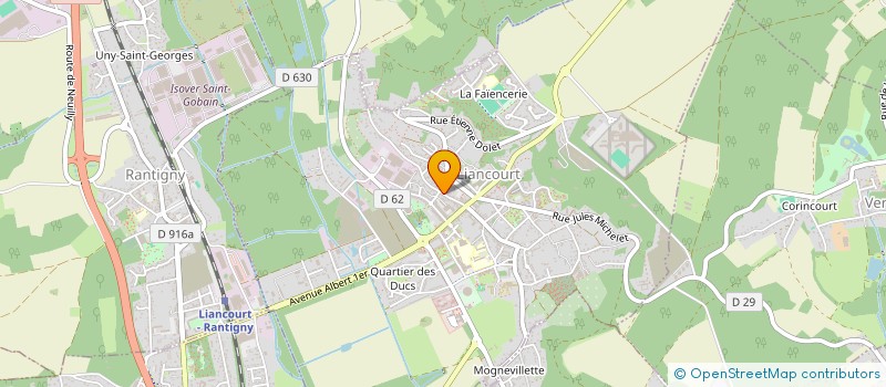 localisation de l'entreprise AUTOMOBILIER  MOGNEVILLE