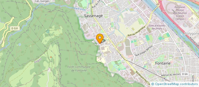 localisation de l'entreprise AUTOMOBILIER à SASSENAGE