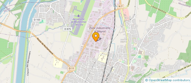 localisation de l'entreprise AUTOMONTELO à MONTELIMAR