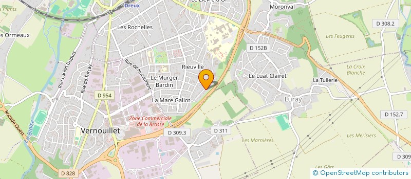 localisation de l'entreprise AUTOMOPS SERVICES à DREUX