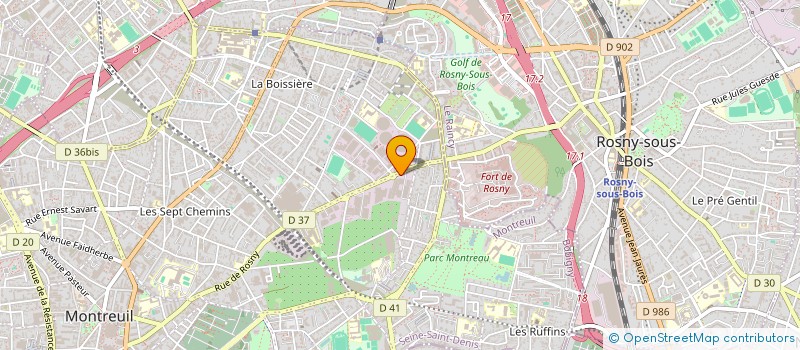 localisation de l'entreprise AUTOMOTIVE DISTRIBUTION NETWORK à MONTREUIL