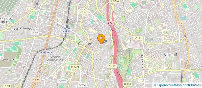 localisation de l'entreprise AUTOMOTIVE GROUPE  CACHAN