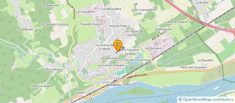 localisation de l'entreprise AUTOMOTIVE PLASTICS ROCHEFORT à LANGEAIS