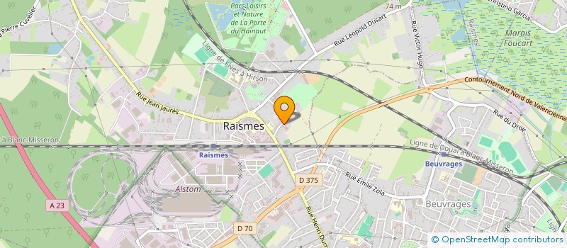 localisation de l'entreprise AUTOMOTO154  RAISMES