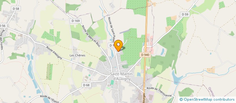 localisation de l'entreprise AUTON ALAIN ET GERMAINE à SAINT MARTIN D'AUXIGNY
