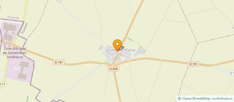 localisation de l'entreprise AUTONDIS à AUTHON-LA-PLAINE