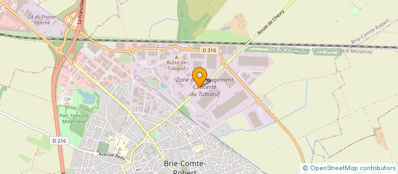 localisation de l'entreprise AUTONET  BRIE-COMTE-ROBERT