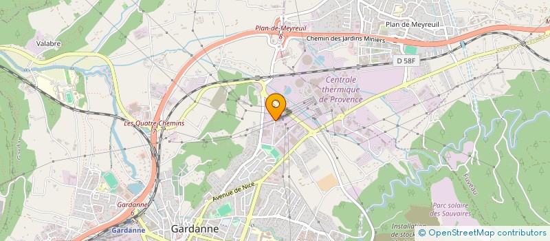 localisation de l'entreprise AUTONET PLUS à GARDANNE