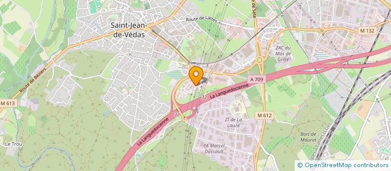 localisation de l'entreprise AUTONOM'HABITAT à SAINT-JEAN-DE-VEDAS