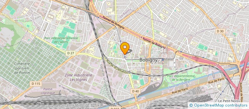 localisation de l'entreprise AUTONOME  BOBIGNY