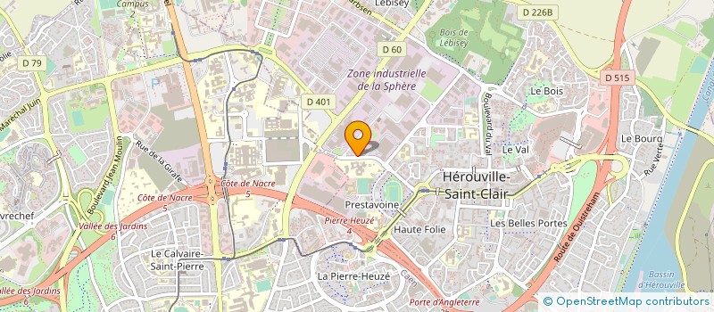 localisation de l'entreprise AUTONOME DU CALVADOS à HEROUVILLE-SAINT-CLAIR