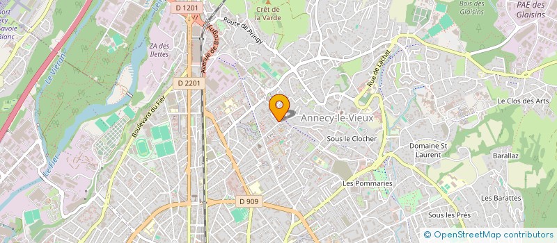 localisation de l'entreprise AUTONOME SOLIDARITE à ANNECY
