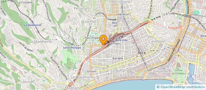 localisation de l'entreprise AUTONOME SOLIDARITE ENSEIGNENT à NICE