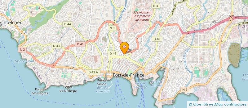 localisation de l'entreprise AUTONOME SOLIDARITE LAIQUE à FORT-DE-FRANCE