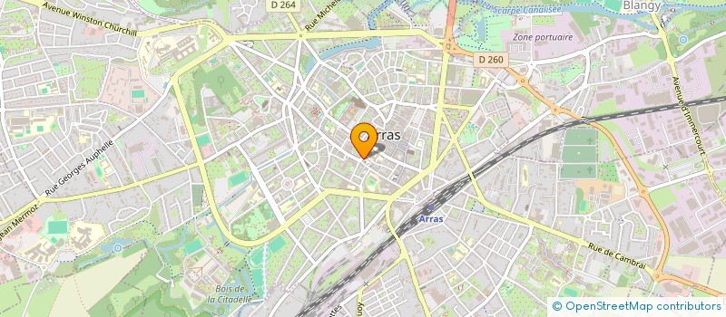 localisation de l'entreprise AUTONOMIE ET SANTE DISTRIBUTION à ARRAS