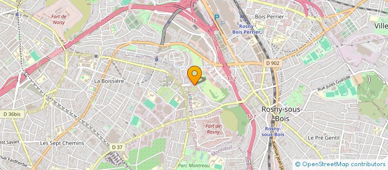 localisation de l'entreprise AUTONOMIE & NOUVELLES TECHNOLOGIES à ROSNY-SOUS-BOIS