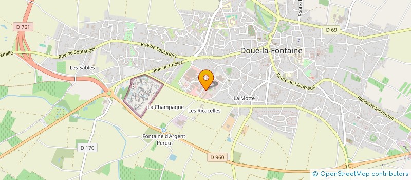 localisation de l'entreprise AUTONOMIE SERVICE SANTE à DOUE-EN-ANJOU