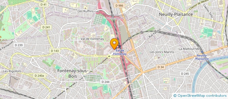 localisation de l'entreprise AUTONOMII EVALUATION à FONTENAY-SOUS-BOIS