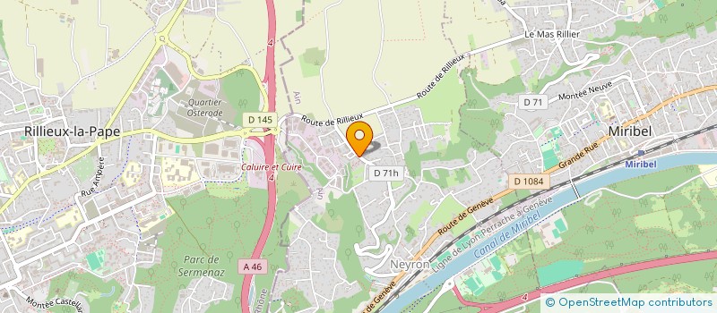 localisation de l'entreprise AUTONOMY à NEYRON