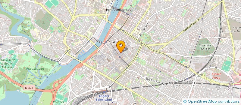 localisation de l'entreprise AUTONOV à ANGERS