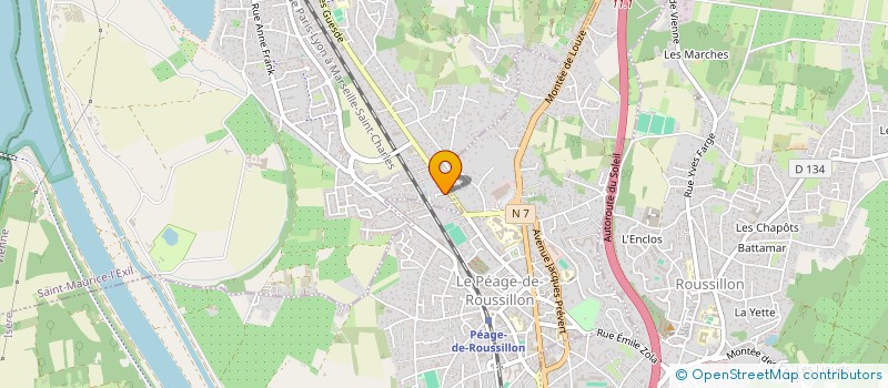 localisation de l'entreprise AUTONOVA à SAINT-MAURICE-L'EXIL