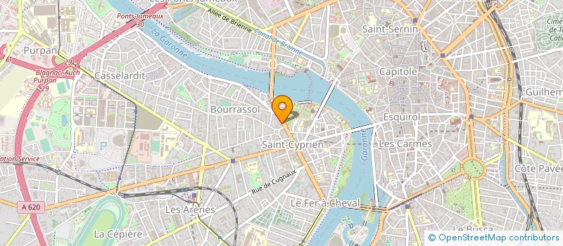 localisation de l'entreprise AUTOP 14 à TOULOUSE