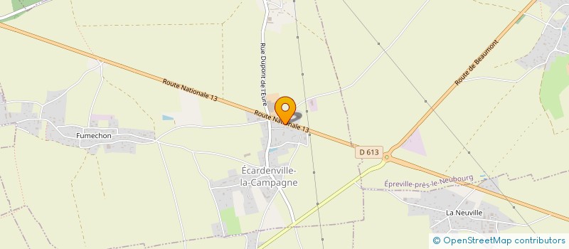 localisation de l'entreprise AUTOP'OTO 27  ECARDENVILLE-LA-CAMPAGNE