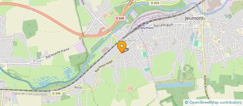 localisation de l'entreprise AUTOPARC à MARPENT
