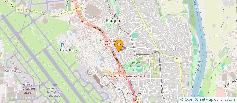 localisation de l'entreprise AUTOPARK à BLAGNAC